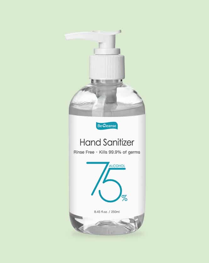 250ml 8oz hand sanitizer gel