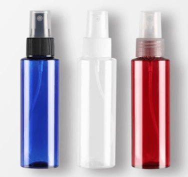Plastic bottles with leak-proof tops