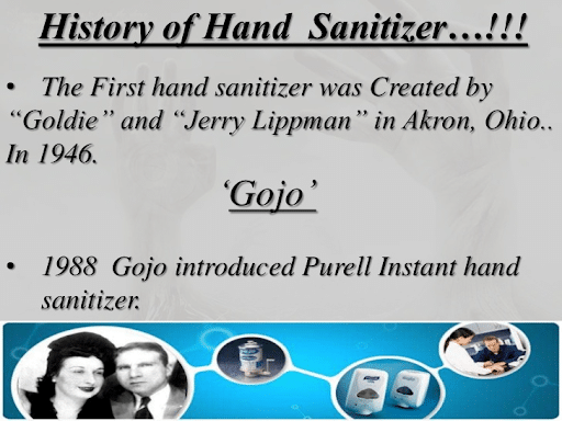 gojo invention of first hand sanitizer