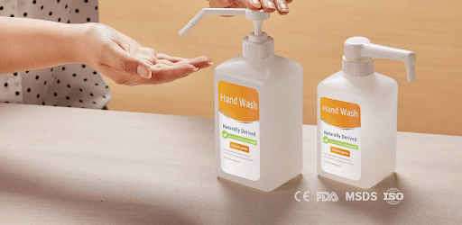 hand sanitizer pump bottle