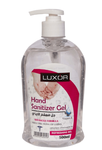 luxor hand sanitizer pump bottle