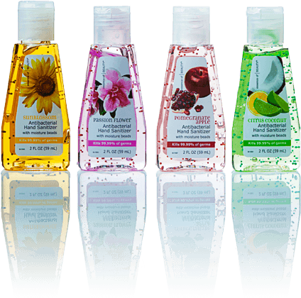 scented hand sanitizers alcohol based