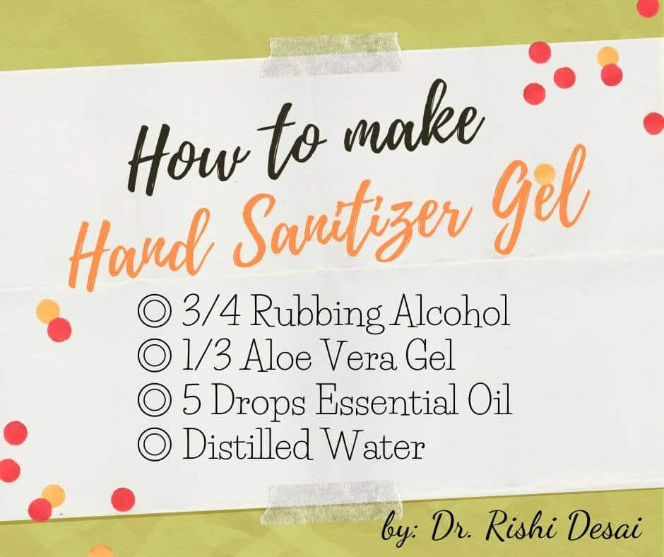 ingredients of hand sanitizer gel