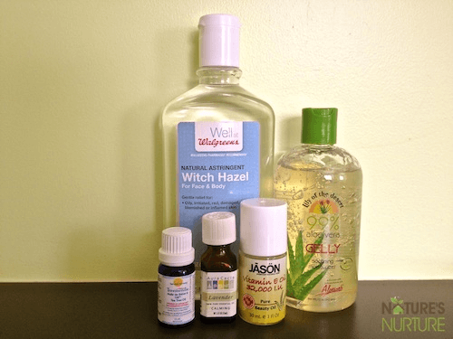 what you need to make witch hazel hand sanitizer