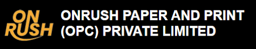 onrush paper and print logo