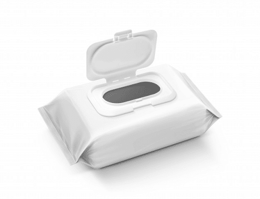 wet wipes white packaging dispenser